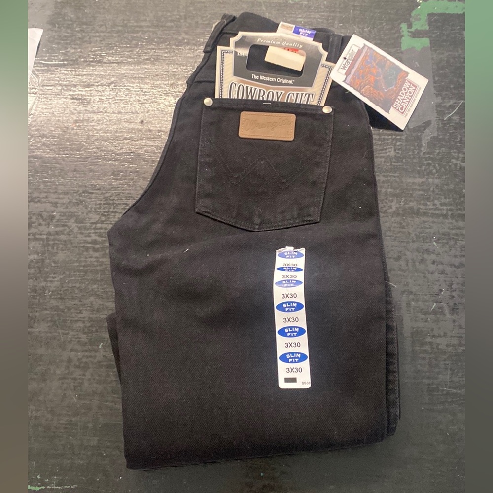 Black Wrangler jeans 1x32